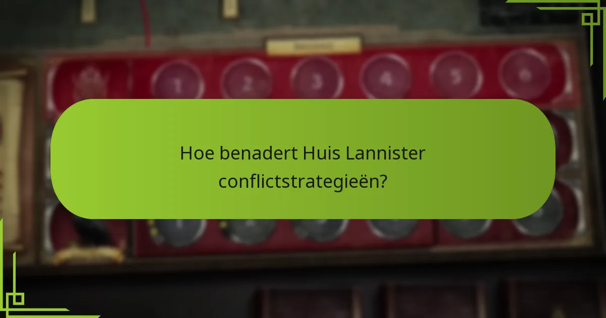 Welke economische voordelen heeft Huis Lannister?