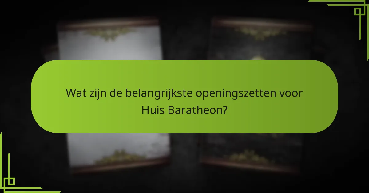 Hoe verhoudt Huis Baratheon zich tot andere facties?