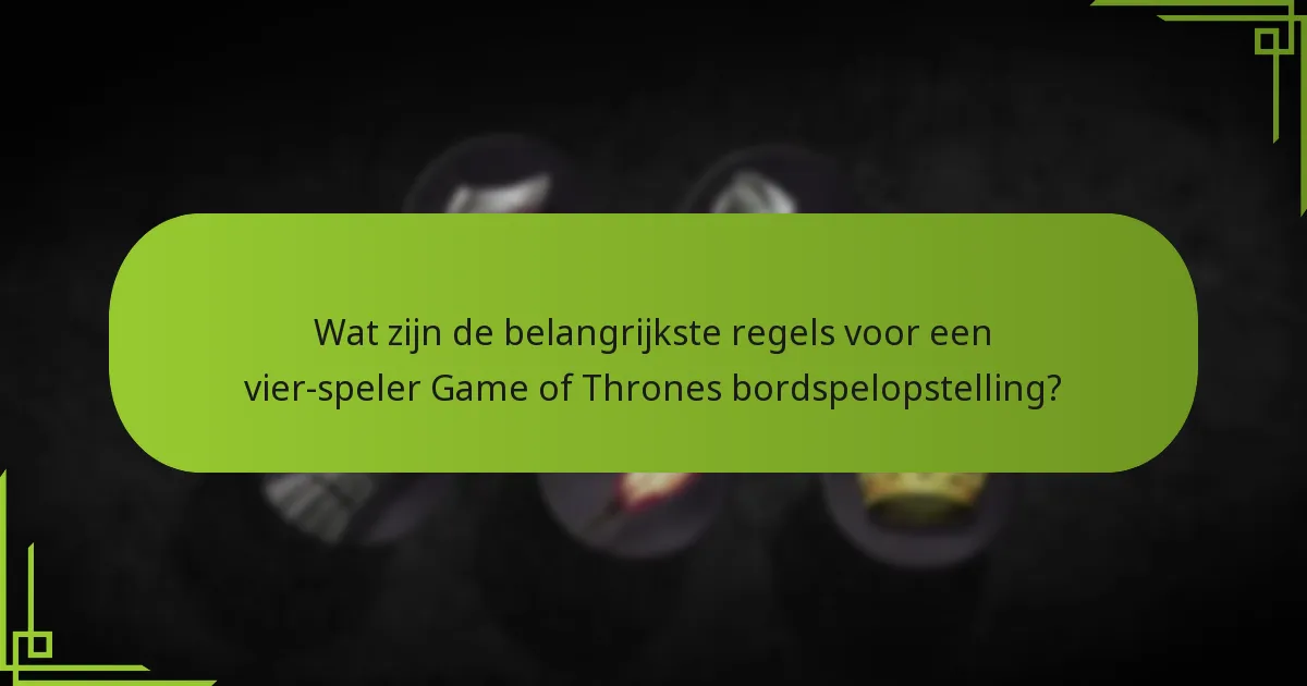 Hoe verhoudt het vier-speler scenario zich tot andere spelersaantallen?